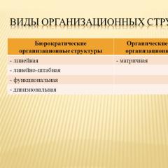 Презентация Структура организации Иванова А