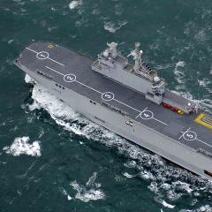 Dragons.  A ship without a homeland.  Who is building the Russian Mistral?  Helicopter carrier operating experience